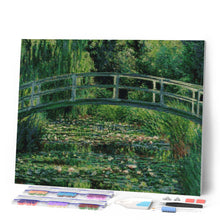 Afbeelding in Gallery-weergave laden, Diamond Painting - Waterlelies en Japanse brug - Monet