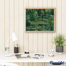 Afbeelding in Gallery-weergave laden, Diamond Painting - Waterlelies en Japanse brug - Monet