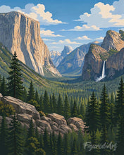 Afbeelding in Gallery-weergave laden, Diamond Painting - Yosemite National Park - Californië