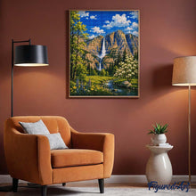 Afbeelding in Gallery-weergave laden, Diamond Painting - Yosemite National Park, Vernal Falls - Californië