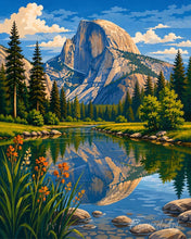 Afbeelding in Gallery-weergave laden, Diamond Painting - Yosemite National Park, Half Dome - Californië