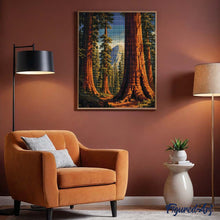 Afbeelding in Gallery-weergave laden, Diamond Painting - Yosemite National Park, Mariposa Grove - Californië