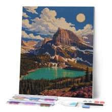 Afbeelding in Gallery-weergave laden, Diamond Painting - Nationaal park Glacier - Montana