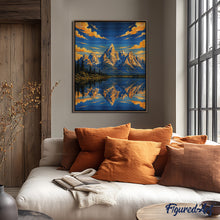 Afbeelding in Gallery-weergave laden, Diamond Painting - Grand Teton National Park - Wyoming