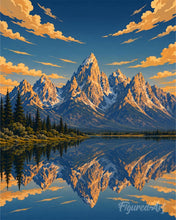 Afbeelding in Gallery-weergave laden, Diamond Painting - Grand Teton National Park - Wyoming