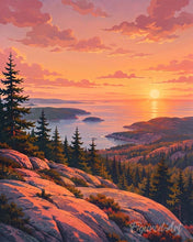 Afbeelding in Gallery-weergave laden, Diamond Painting - Acadia National Park - Maine