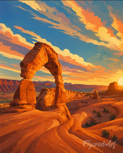 Afbeelding in Gallery-weergave laden, Diamond Painting - Arches National Park - Utah