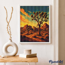 Afbeelding in Gallery-weergave laden, Diamond Painting - Joshua Tree National Park - Californië