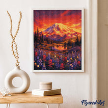 Afbeelding in Gallery-weergave laden, Diamond Painting - Mount Rainier National Park - Washington