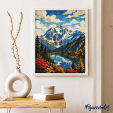 Afbeelding in Gallery-weergave laden, Diamond Painting - North Cascades National Park - Washington