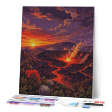 Afbeelding in Gallery-weergave laden, Diamond Painting - Hawaii Volcanoes National Park