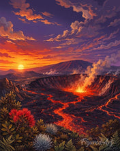 Afbeelding in Gallery-weergave laden, Diamond Painting - Hawaii Volcanoes National Park