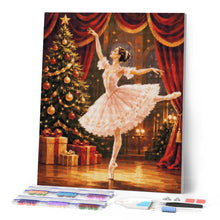 Afbeelding in Gallery-weergave laden, Diamond Painting - De Kerstballerina