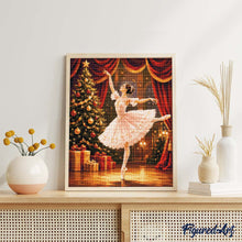 Afbeelding in Gallery-weergave laden, Diamond Painting - De Kerstballerina
