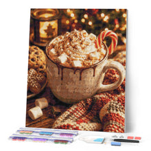 Afbeelding in Gallery-weergave laden, Diamond Painting - Warme chocolademelk met Kerst