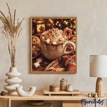 Afbeelding in Gallery-weergave laden, Diamond Painting - Warme chocolademelk met Kerst