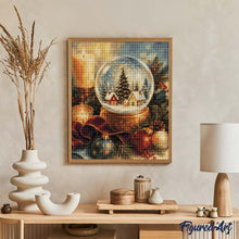 Afbeelding in Gallery-weergave laden, Diamond Painting - Kerstsneeuwbol