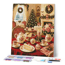 Afbeelding in Gallery-weergave laden, Diamond Painting - Kersttheetijd
