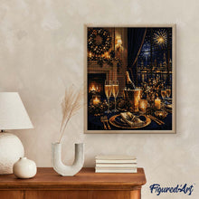 Afbeelding in Gallery-weergave laden, Diamond Painting - Elegant nieuwjaarsdiner