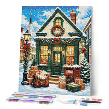 Afbeelding in Gallery-weergave laden, Diamond Painting - Gezellig kersthuisje