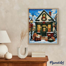 Afbeelding in Gallery-weergave laden, Diamond Painting - Gezellig kersthuisje