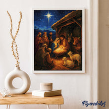 Afbeelding in Gallery-weergave laden, Diamond Painting - Kerststal