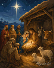 Afbeelding in Gallery-weergave laden, Diamond Painting - Kerststal