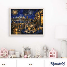 Afbeelding in Gallery-weergave laden, Diamond Painting - Sprankelende kerstavond