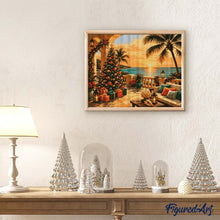 Afbeelding in Gallery-weergave laden, Diamond Painting - Kerst aan de oceaan
