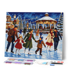 Afbeelding in Gallery-weergave laden, Diamond Painting - Winterplezier met het gezin