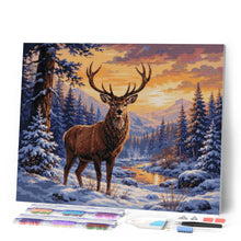 Afbeelding in Gallery-weergave laden, Diamond Painting - Majestueuze winterhert