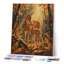 Afbeelding in Gallery-weergave laden, Diamond Painting - Ree en Kalf op de Open Plek