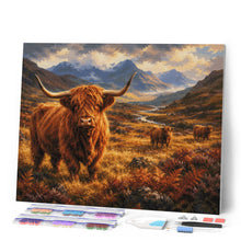 Afbeelding in Gallery-weergave laden, Diamond Painting - Hooglander in het Glen
