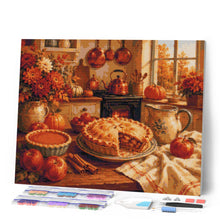 Afbeelding in Gallery-weergave laden, Diamond Painting - Herfstse Keuken met Huisgemaakte Taarten