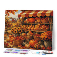 Afbeelding in Gallery-weergave laden, Diamond Painting - Rustieke Herfstmarkt
