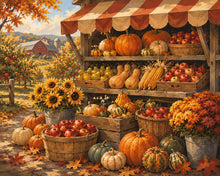 Afbeelding in Gallery-weergave laden, Diamond Painting - Rustieke Herfstmarkt