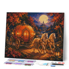 Afbeelding in Gallery-weergave laden, Diamond Painting - Magische Pompoenkoets