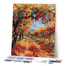 Afbeelding in Gallery-weergave laden, Diamond Painting - Rode Appels aan een Herfstboom