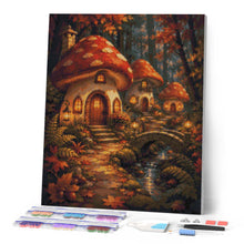 Afbeelding in Gallery-weergave laden, Diamond Painting - Betoverd Paddenstoelendorp