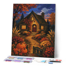 Afbeelding in Gallery-weergave laden, Diamond Painting - Pompoenhuisje in de Schemering