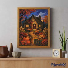 Afbeelding in Gallery-weergave laden, Diamond Painting - Pompoenhuisje in de Schemering