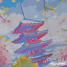 Afbeelding in Gallery-weergave laden, Diamond Painting - Tempel van Chiangmai 40x50cm reeds ingelijst