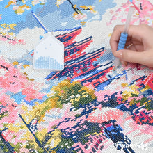 Afbeelding in Gallery-weergave laden, Diamond Painting - Olifant in de savanne 40x50cm reeds ingelijst