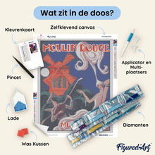 Afbeelding in Gallery-weergave laden, Diamond Painting - Moulin Rouge-affiche – Music Hall