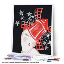 Afbeelding in Gallery-weergave laden, Diamond Painting - Moulin Rouge-affiche – Parijs onder de sterren 40x50cm reeds ingelijst