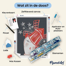 Afbeelding in Gallery-weergave laden, Diamond Painting - Moulin Rouge-affiche – Parijs onder de sterren