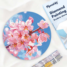 Afbeelding in Gallery-weergave laden, Diamond Painting op Houten Schijf - Kersenbloesem