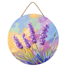 Afbeelding in Gallery-weergave laden, Diamond Painting op Houten Schijf - Lavendel