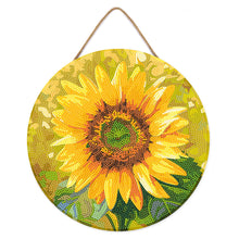 Afbeelding in Gallery-weergave laden, Diamond Painting op Houten Schijf - Zonnebloem