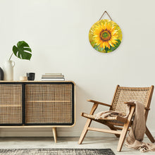 Afbeelding in Gallery-weergave laden, Diamond Painting op Houten Schijf - Zonnebloem
